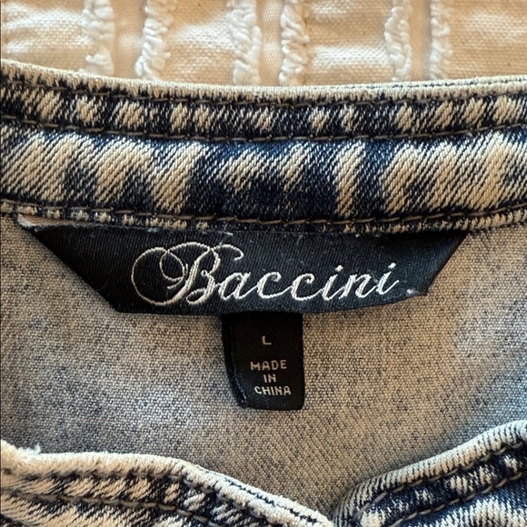 Baccini Soft Women's Denim Jacket - Picture 7 of 9